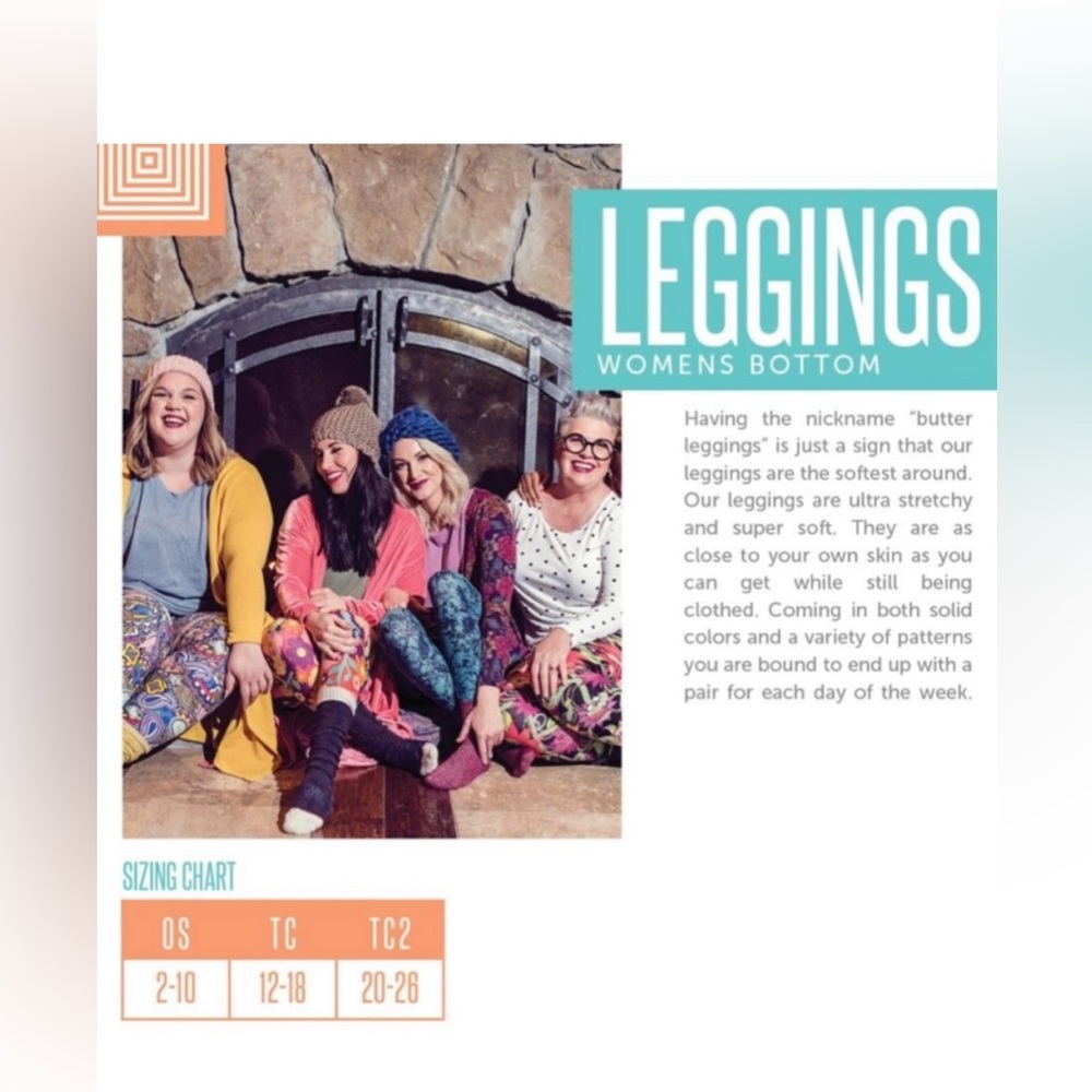 Cute LuLaRoe Leggings - Picture 5 of 6